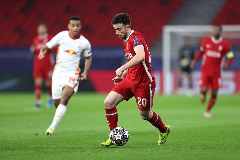 Diogo Jota on the run